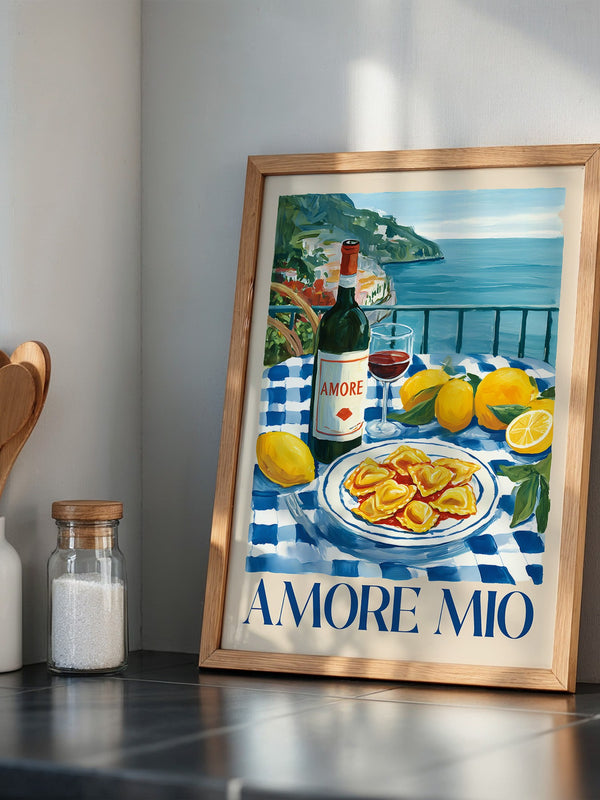 Italienische Küste Zitronendinner