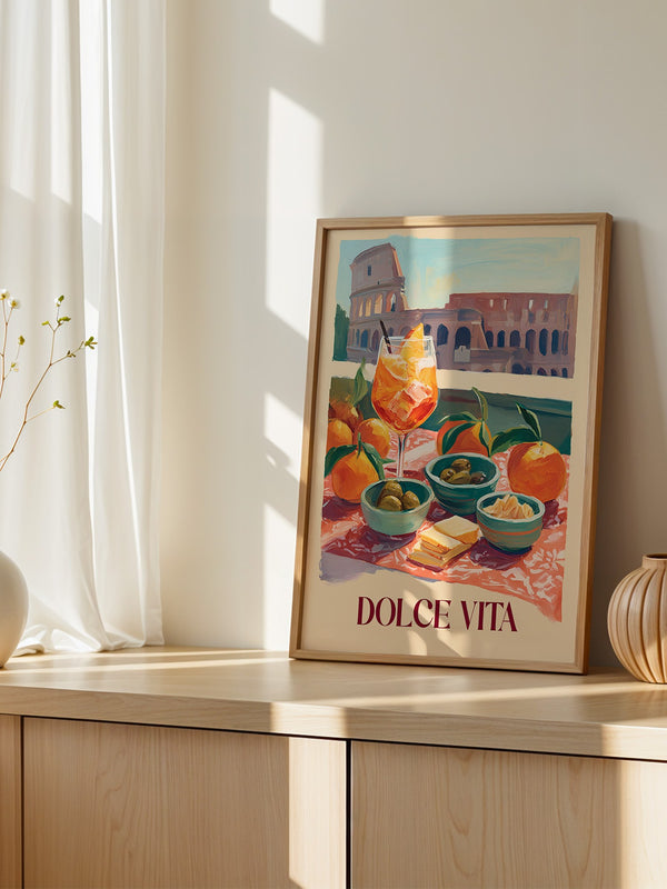 Aperol Spritz Colosseum Malerei