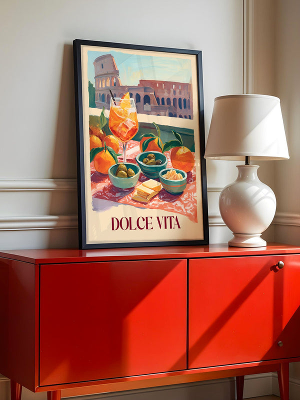 Aperol Spritz Colosseum Malerei