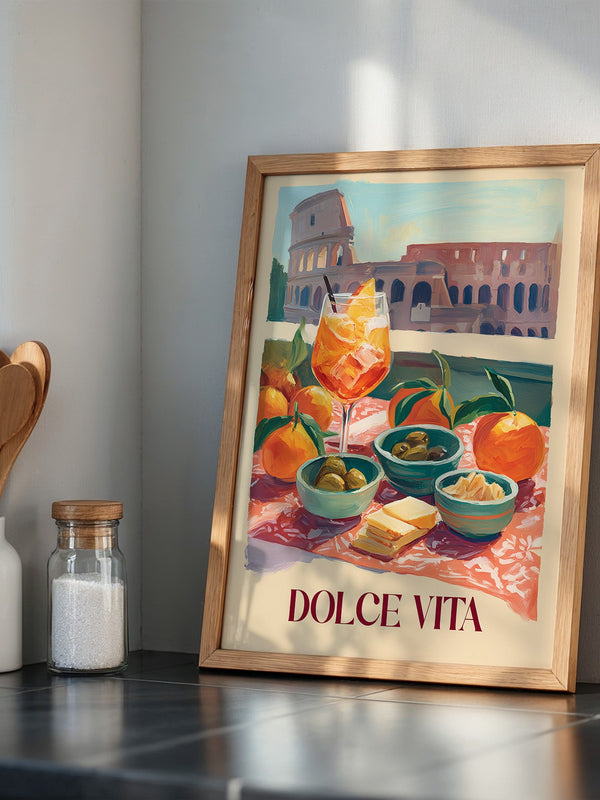 Aperol Spritz Colosseum Malerei