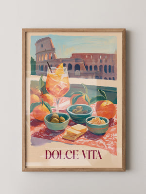 Aperol Spritz Colosseum Malerei