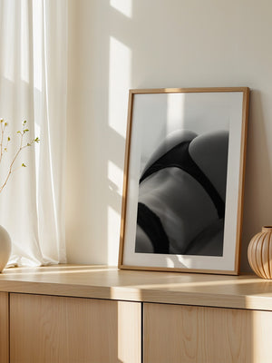 Sinnliche Kurven Schwarz-Weiß