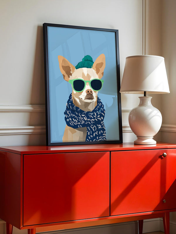 Chihuahua Cool Cartoon Outfit