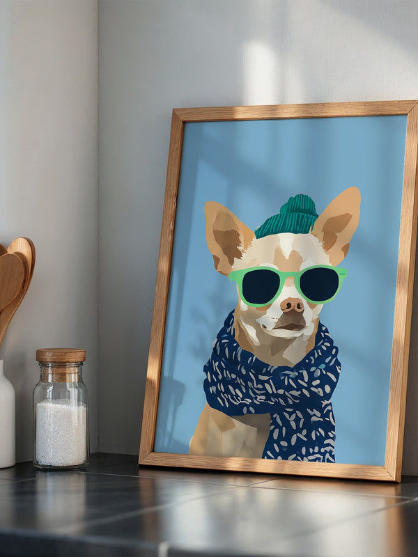 Chihuahua Cool Cartoon Outfit