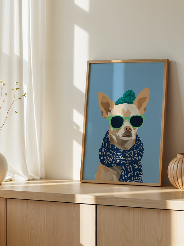 Chihuahua Cool Cartoon Outfit