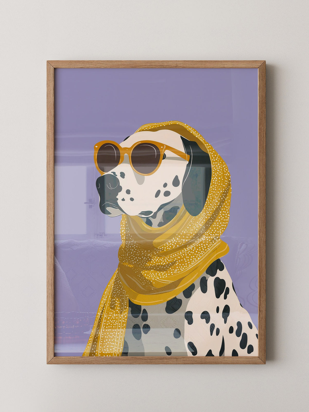 Dalmatiner Sonnenbrille Retro-Look