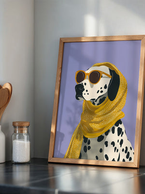 Dalmatiner Sonnenbrille Retro-Look