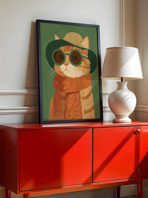 Katzenmode Retro chic