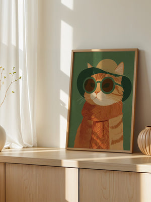 Katzenmode Retro chic