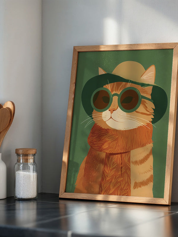 Katzenmode Retro chic