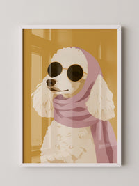Pudel Sonnenbrille Pastell