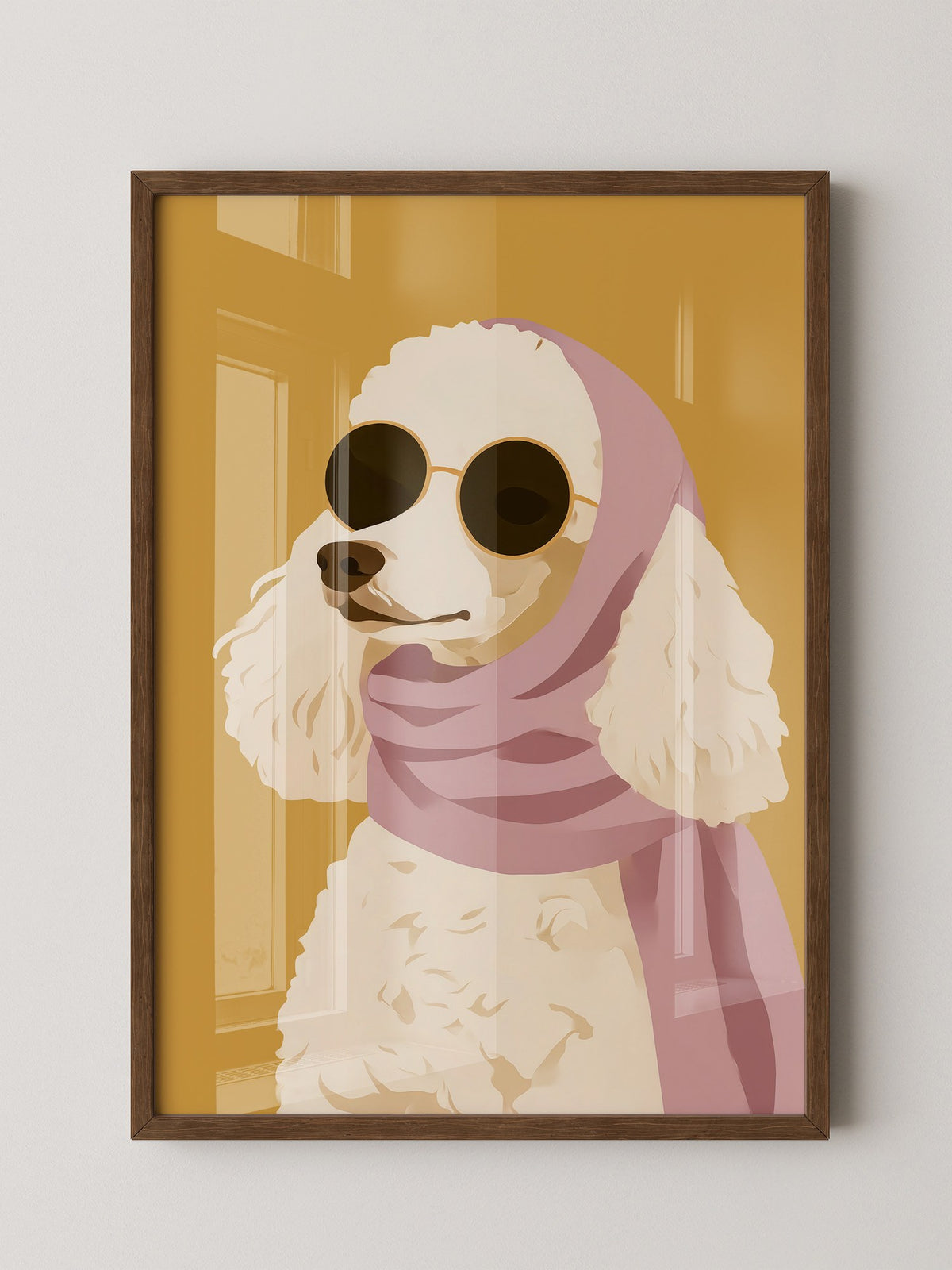 Pudel Sonnenbrille Pastell