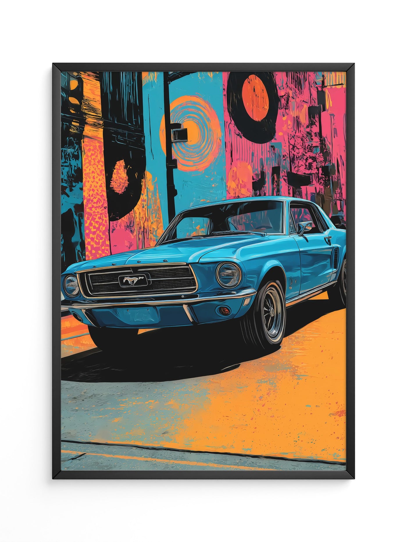 Auto Retro Graffiti Farbmix
