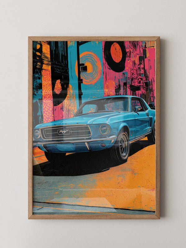 Auto Retro Graffiti Farbmix