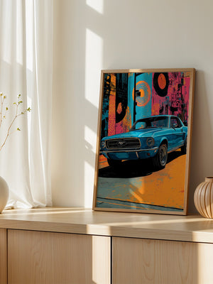 Auto Retro Graffiti Farbmix