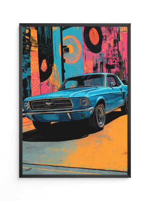 Auto Retro Graffiti Farbmix