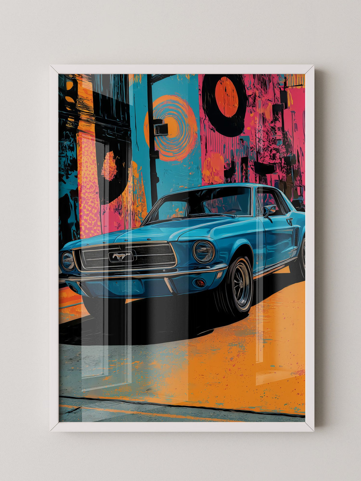 Auto Retro Graffiti Farbmix