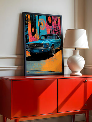 Auto Retro Graffiti Farbmix