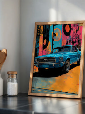 Auto Retro Graffiti Farbmix