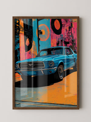 Auto Retro Graffiti Farbmix