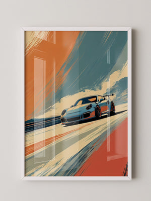 Porsche Fahrt Dynamische Farben