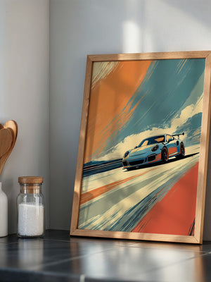 Porsche Fahrt Dynamische Farben