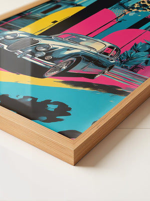 Klassiker Auto Retro Pop-Art