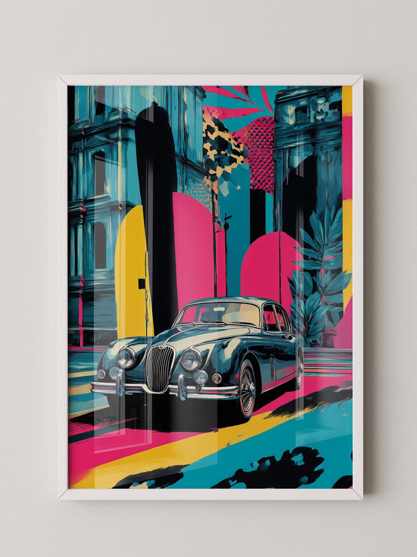 Klassiker Auto Retro Pop-Art