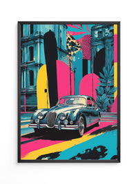 Klassiker Auto Retro Pop-Art
