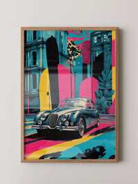Klassiker Auto Retro Pop-Art