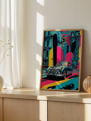 Klassiker Auto Retro Pop-Art