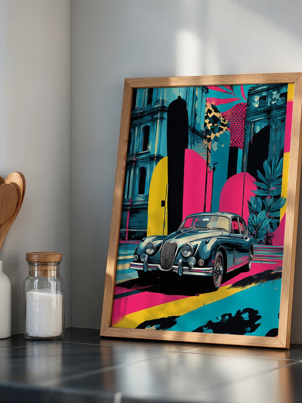 Klassiker Auto Retro Pop-Art