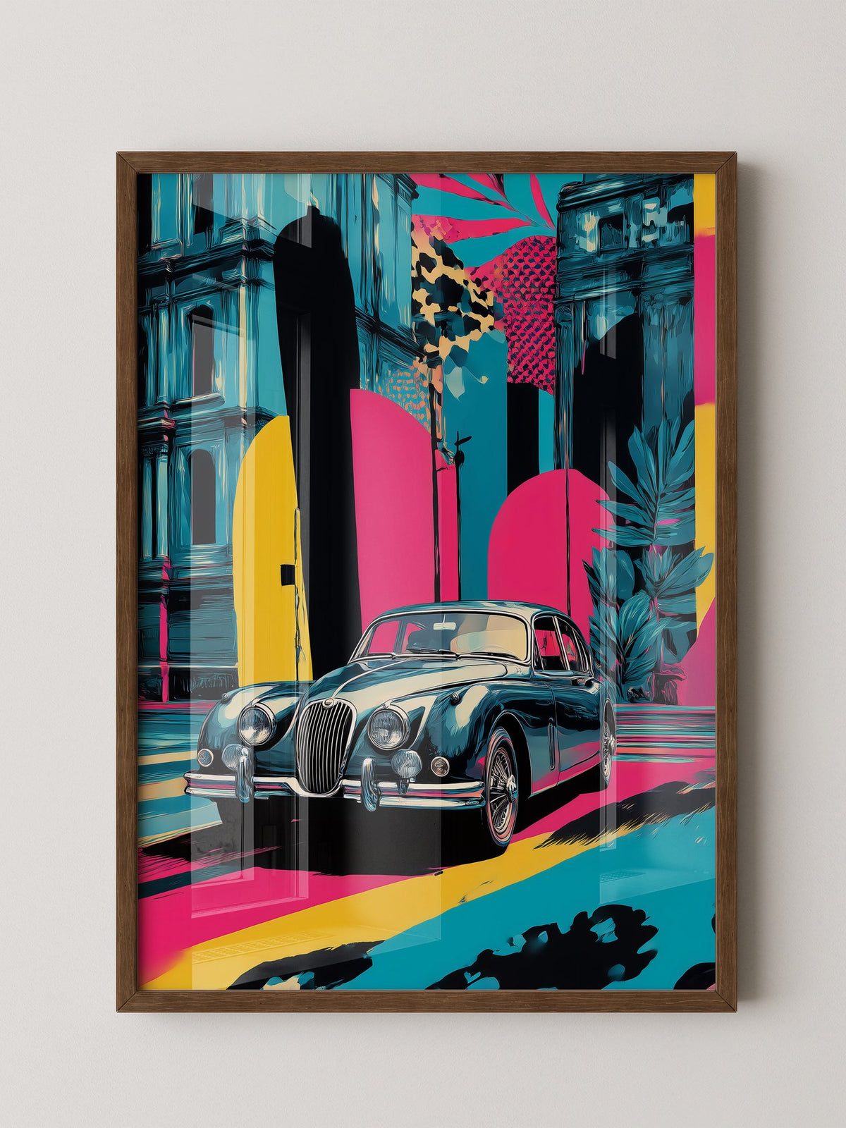 Klassiker Auto Retro Pop-Art