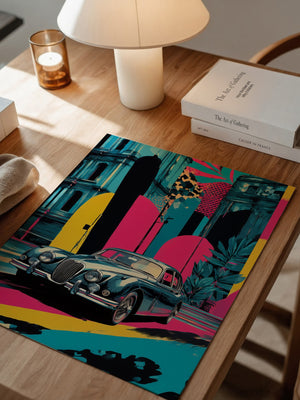 Klassiker Auto Retro Pop-Art