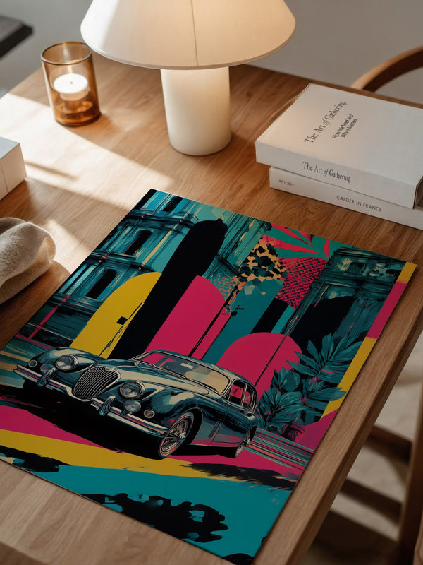Klassiker Auto Retro Pop-Art