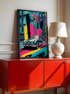 Klassiker Auto Retro Pop-Art
