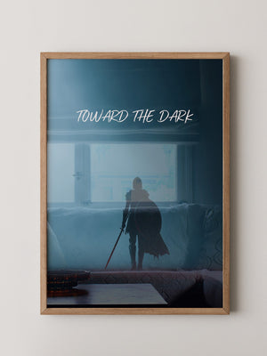 Krieger Silhouette Nebelstimmung