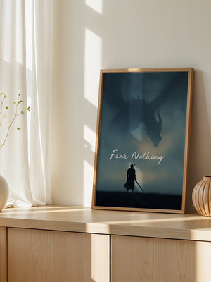 Drachen Silhouette Nebelstimmung