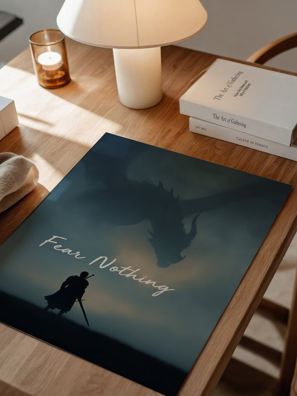 Drachen Silhouette Nebelstimmung