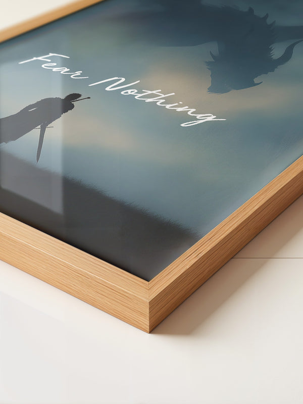 Drachen Silhouette Nebelstimmung