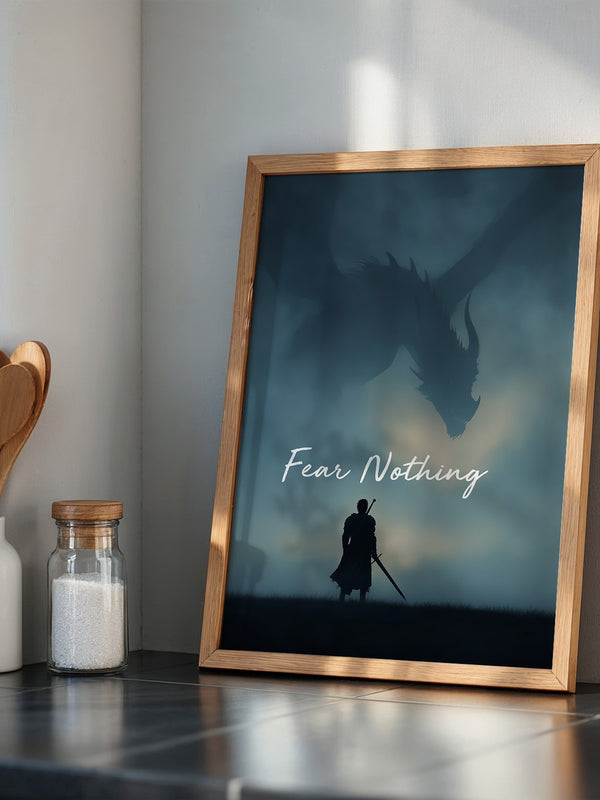 Drachen Silhouette Nebelstimmung