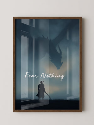 Drachen Silhouette Nebelstimmung