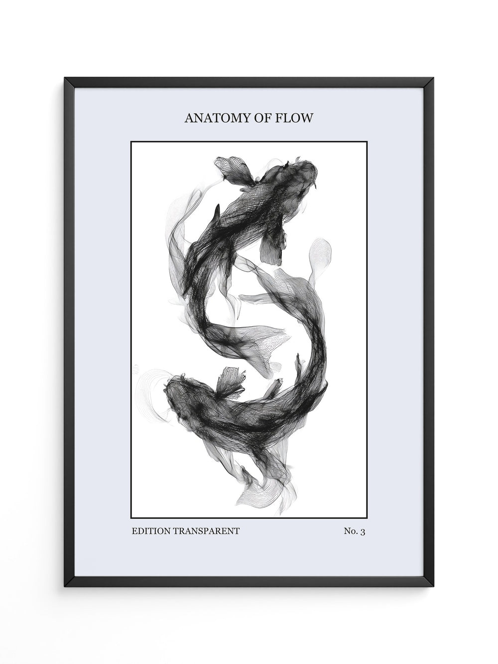 Transparenter Fischfluss