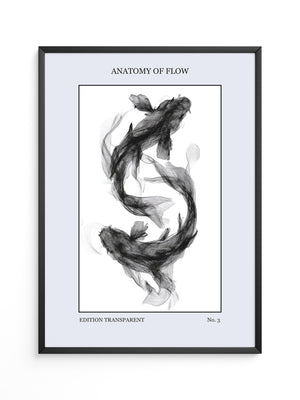 Transparenter Fischfluss