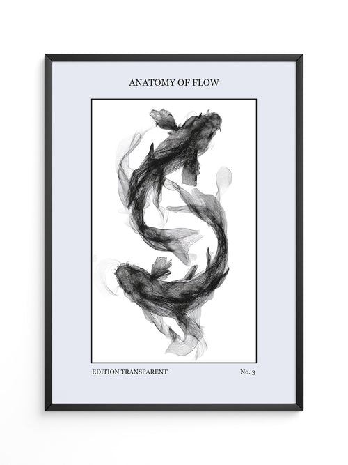 Transparenter Fischfluss
