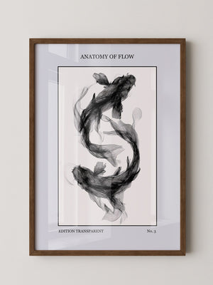 Transparenter Fischfluss