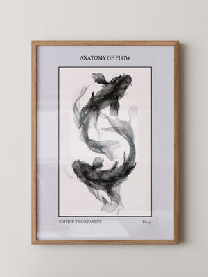 Transparenter Fischfluss