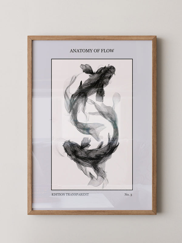 Transparenter Fischfluss
