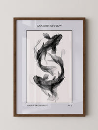 Transparenter Fischfluss