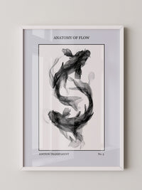 Transparenter Fischfluss